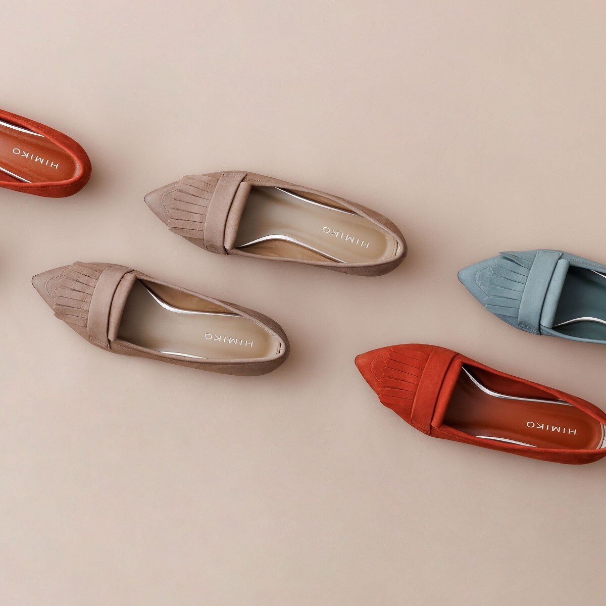 卑弥呼　撥水ポインテッドトゥキルトデザインフラットパンプス　22.5センチ お値下げ◇【SALE】【撥水】ポインテッドトゥキルトデザインフラット