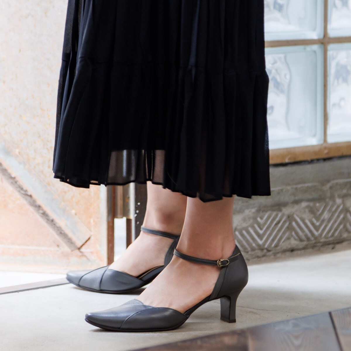 カムイ（卑弥呼）water massageソフトフラットシューズ　22.5 包み込まれている感覚！[快適ウォーク]【撥水】【25秋冬新作