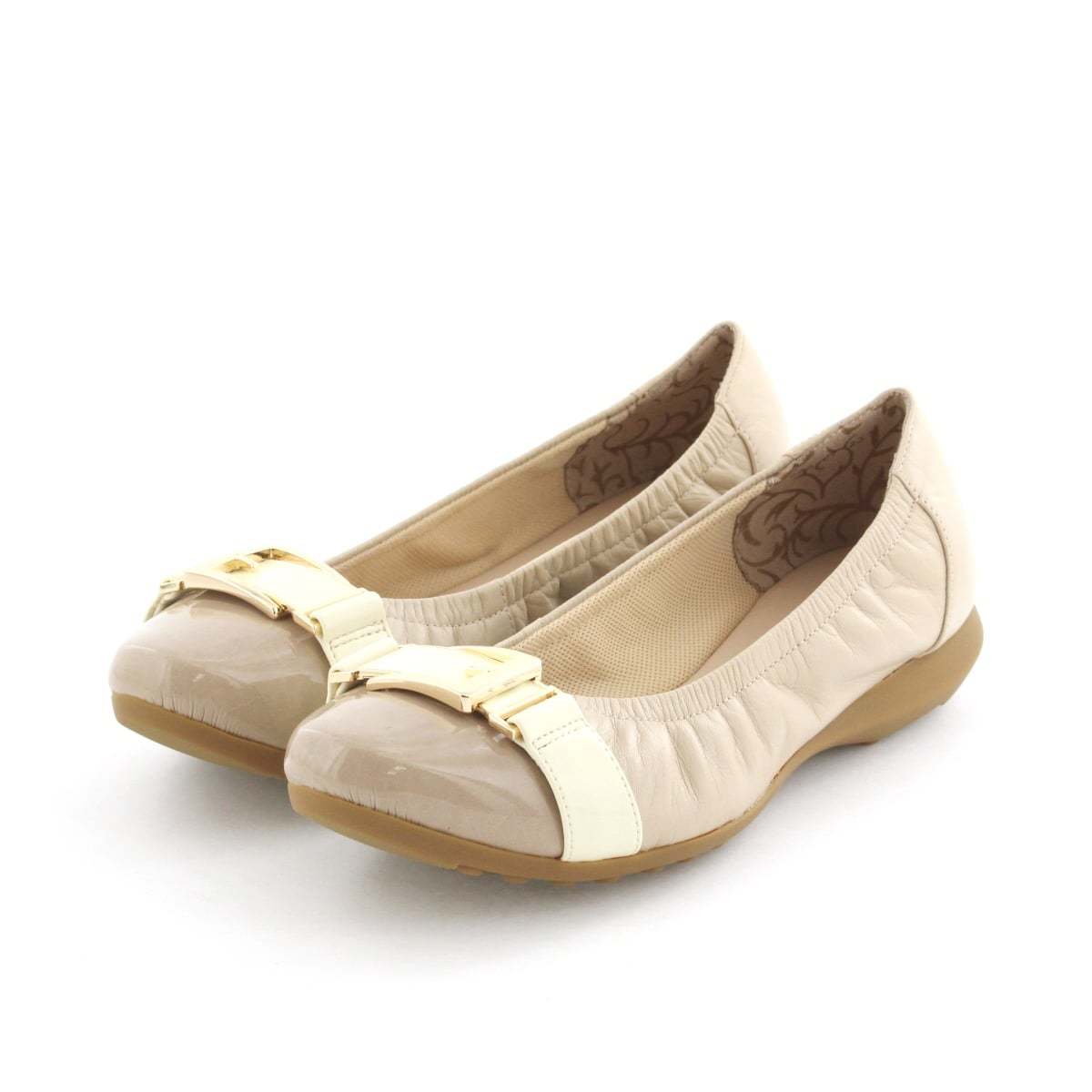 人気の走れるパンプス◇【SALE】【撥水】スクエアバックル