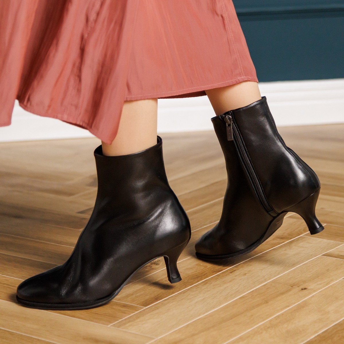 残りわずか！】ウイングチップレザーショートブーツ | ヨースケ(YOSUKE