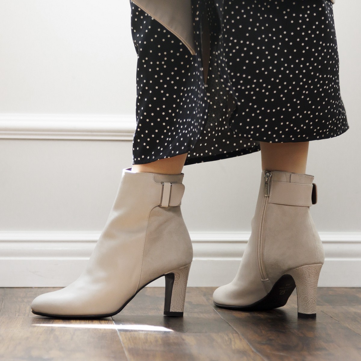 残りわずか！】ウイングチップレザーショートブーツ | ヨースケ(YOSUKE