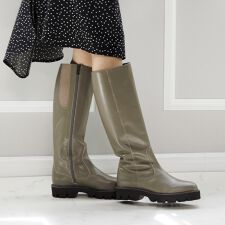 HIMIKO(HIMIKO)のトレンド感満載◇【25秋冬新作】【撥水】トラックソールロングブーツ/631411