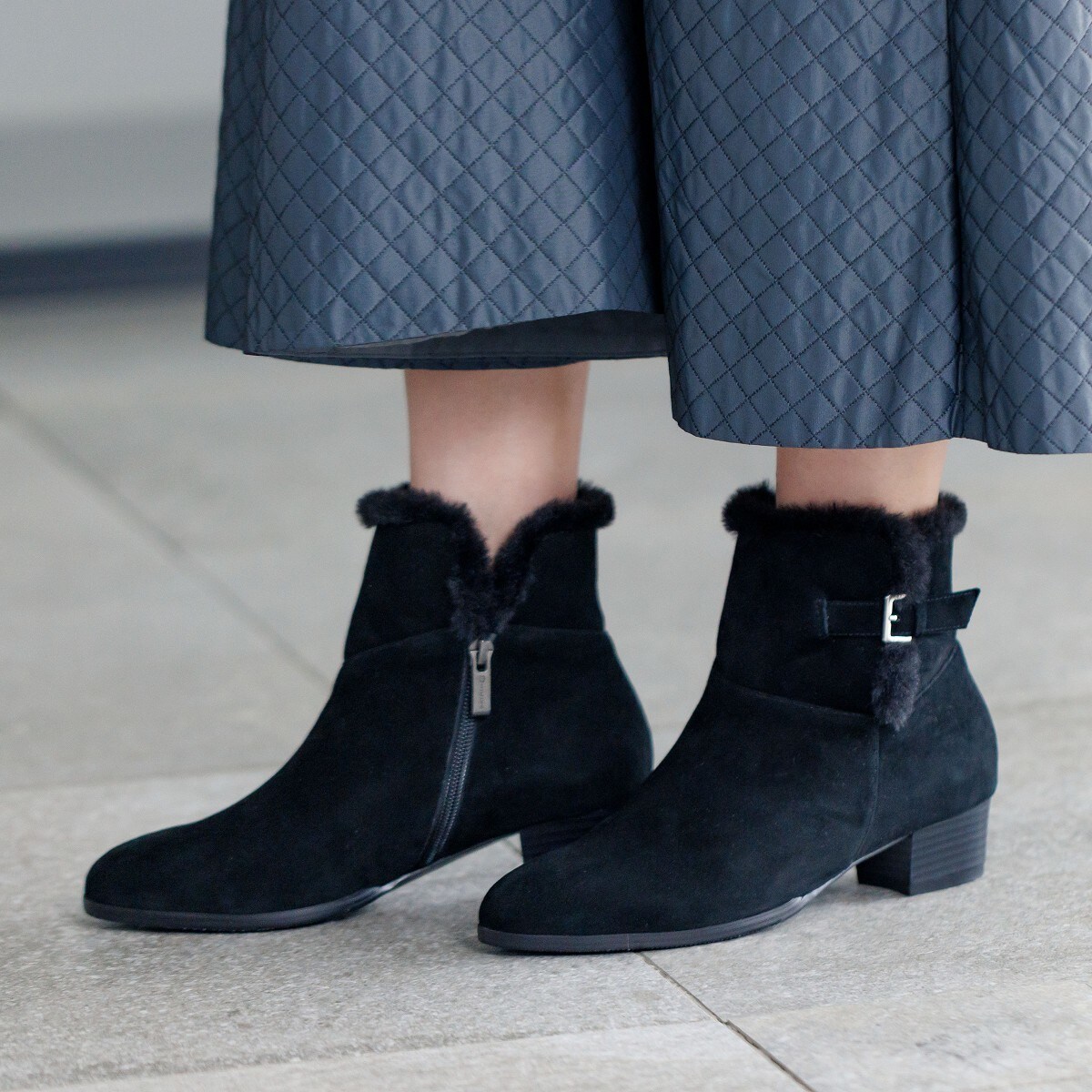 SALE】【撥水】2WAYバックルファーブーツ/631421 | HIMIKO | マルイ