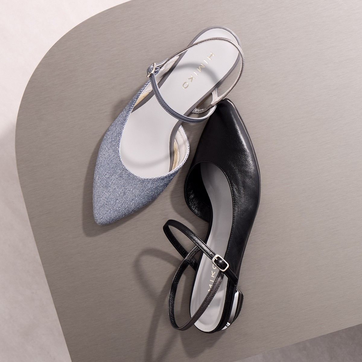 さっと履けるきれいフラット◇【撥水】ローヒールバックストラップパンプス/641212