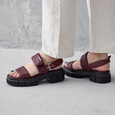 ＊雑誌掲載＊【SALE】厚底パデットサンダル/641220