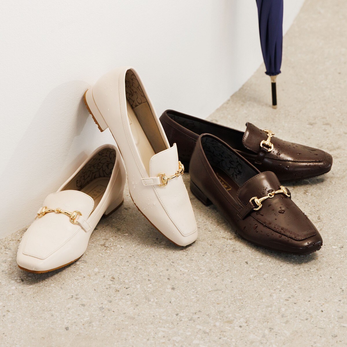 雨を楽しむ足元に◇【耐水】サイドゴアレインブーツ/644402