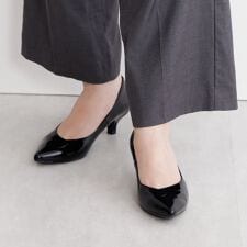 卑弥呼の限定品◇【WEB限定】アシンメトリーポインテッドトゥパンプス/640002