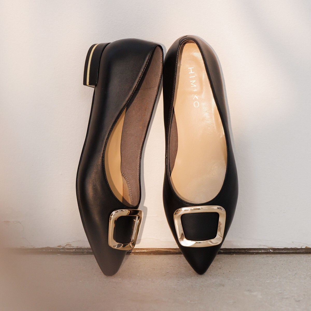 卑弥呼のWEB限定デザイン◇【本革】ローヒールパンプス/621150