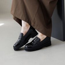 卑弥呼(himiko)の卑弥呼のWEB限定デザイン◇【本革】トラックソールコインローファー/640007