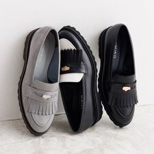 HIMIKO(HIMIKO)の秋の主役！厚底ローファー◇【日本製】【撥水】トラックソールコインローファー/641304