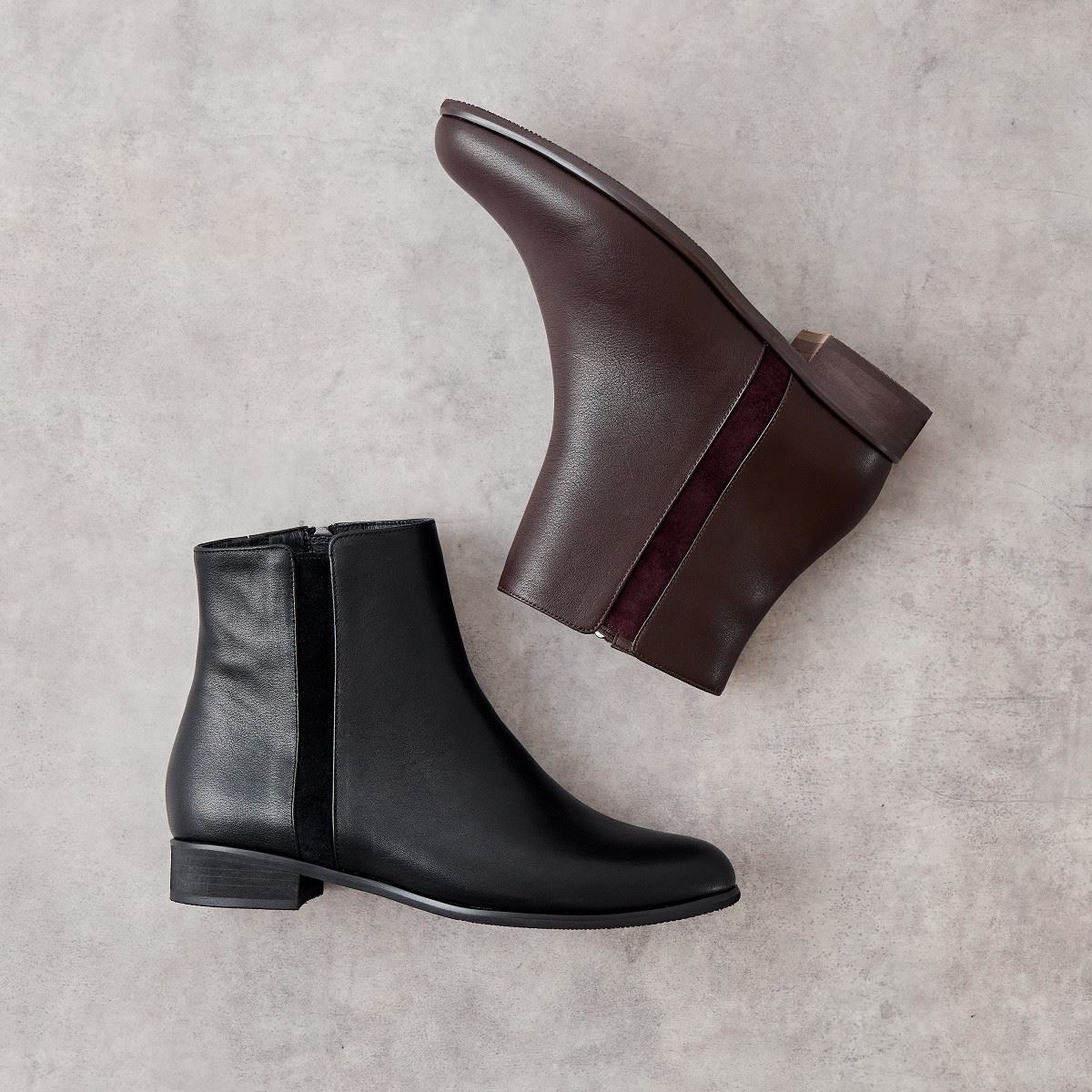 素材感がおしゃれ◇バックゴアヒールブーツ/631422 | HIMIKO | マルイ