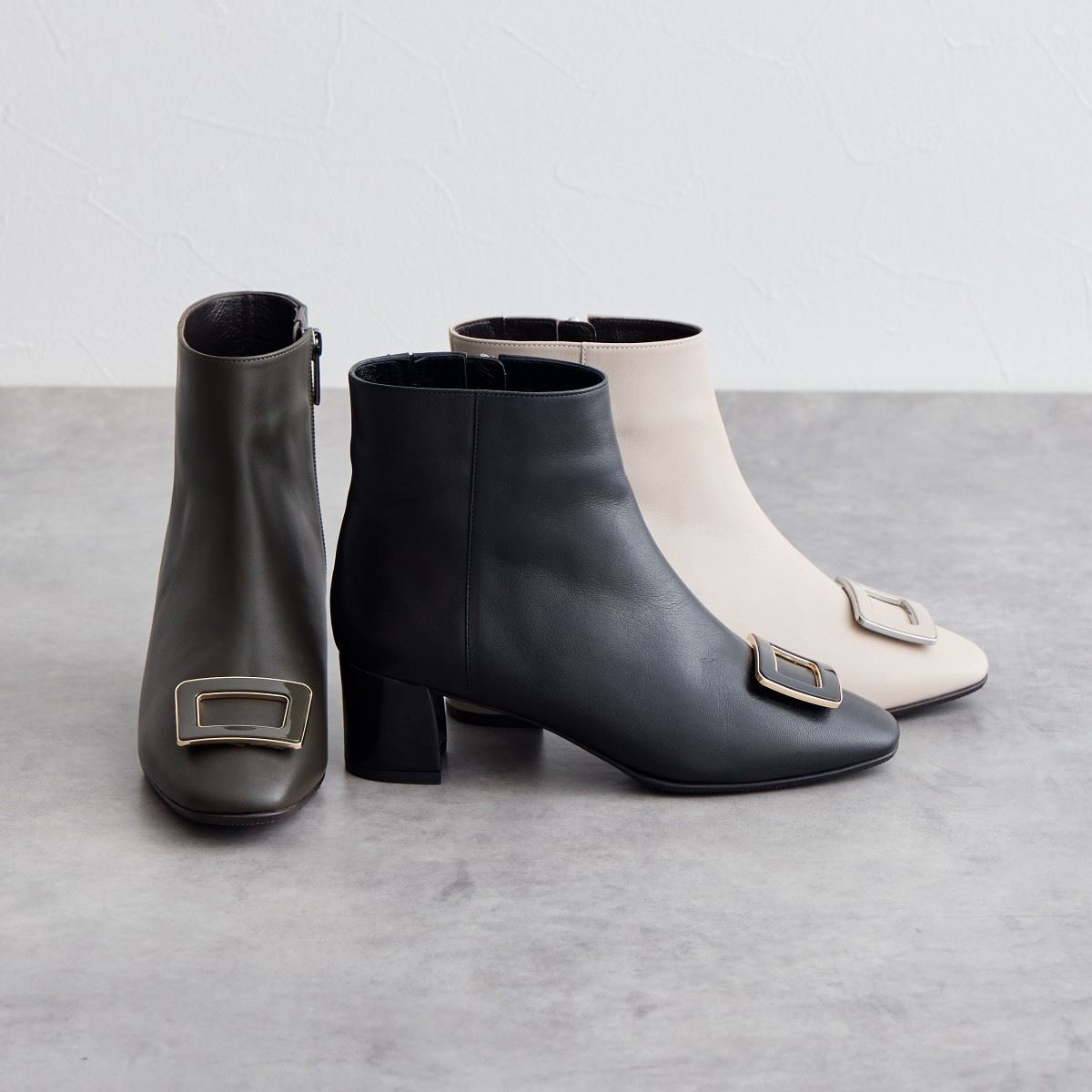 再値下げ】【撥水】ジップ＆厚底がお洒落フロントジップブーツ/651409