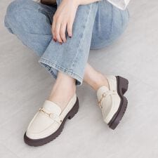 HIMIKO(HIMIKO)の3種のベルト付き【25秋冬新作 】【NICAL】3WAYパーツトラックソールローファー/544313