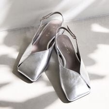 【SALE/20％OFF】【25春夏新作】ワイドスクエアトゥスリングバック/651503