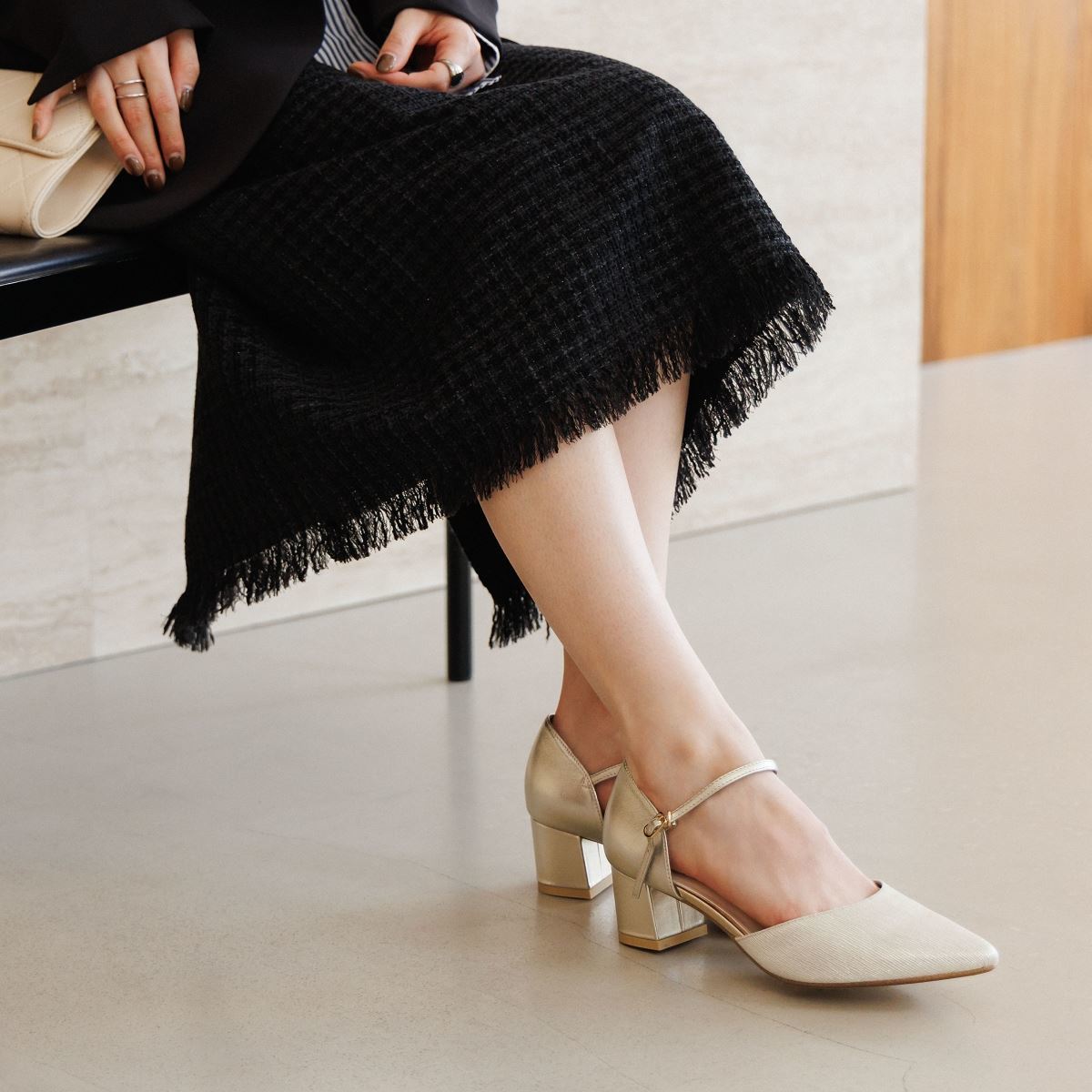 HIMIKO（HIMIKO）/セレモニー〜ビジネスまで【WEB限定デザイン】セパレートストラップパンプス/640010 セレモニー～ビジネスまで【WEB限定デザイン】セパレートストラップ