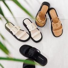 《再値下げ40％OFF》【25春夏新作】人気急上昇◇カットワークトラックソールサンダル/651225 | HIMIKO