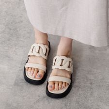 《再値下げ40％OFF》【25春夏新作】人気急上昇◇カットワークトラックソールサンダル/651225