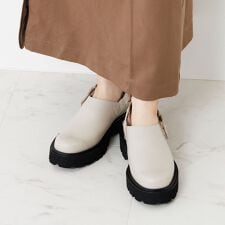 【再値下げ】【立体クッション】【厚底】クロッグシューズ/651515