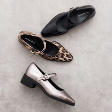 HIMIKO(HIMIKO)のトレンドのストラップデザイン【卑弥呼25AW】軽量ソールポインテッドトゥメリージェーン/651305