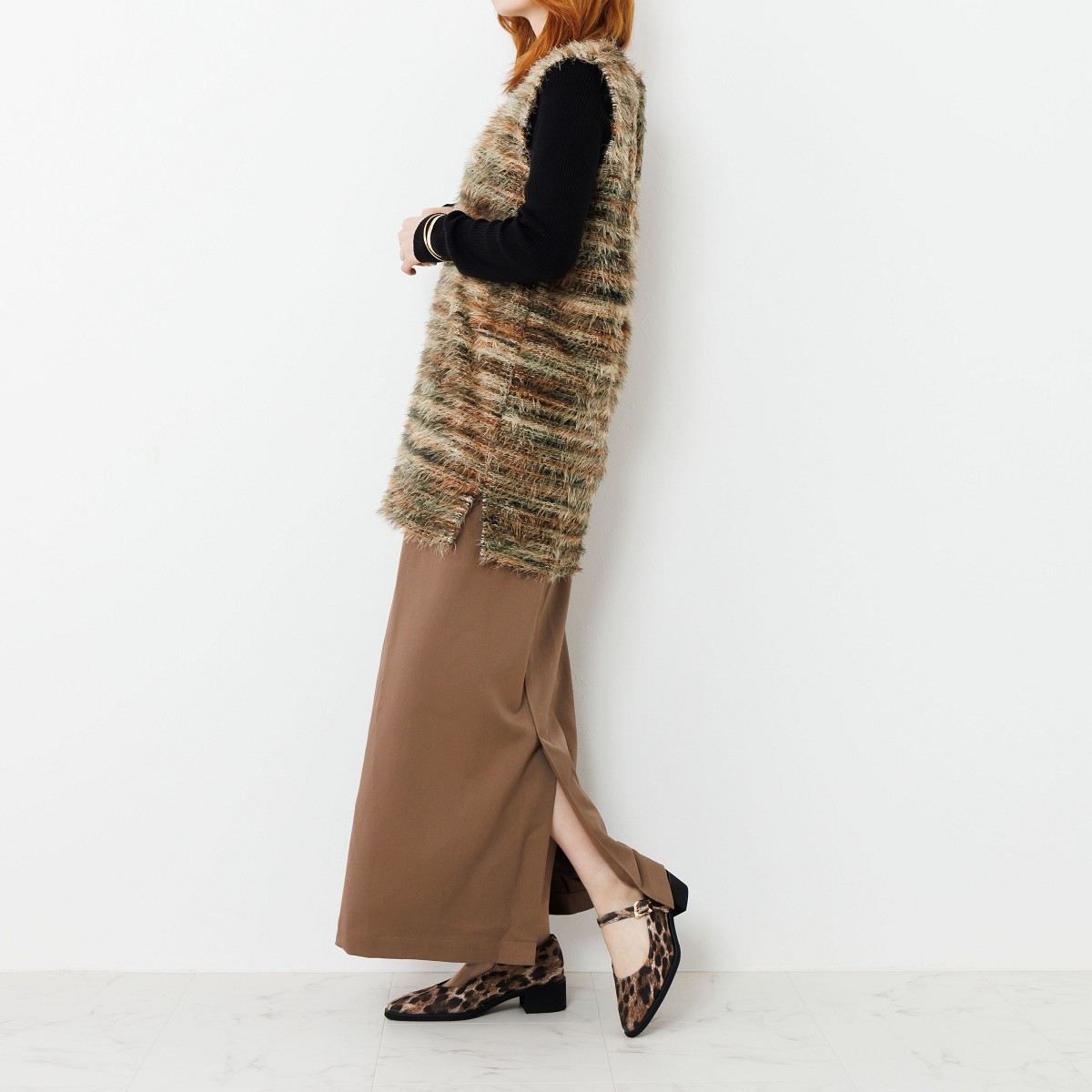 トレンドのストラップデザイン【卑弥呼25AW】軽量ソールポインテッド