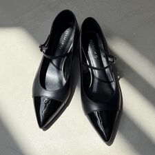 HIMIKO(HIMIKO)のすっきりストラップ【卑弥呼25AW】ポインテッドトゥメリージェーンパンプス/651314