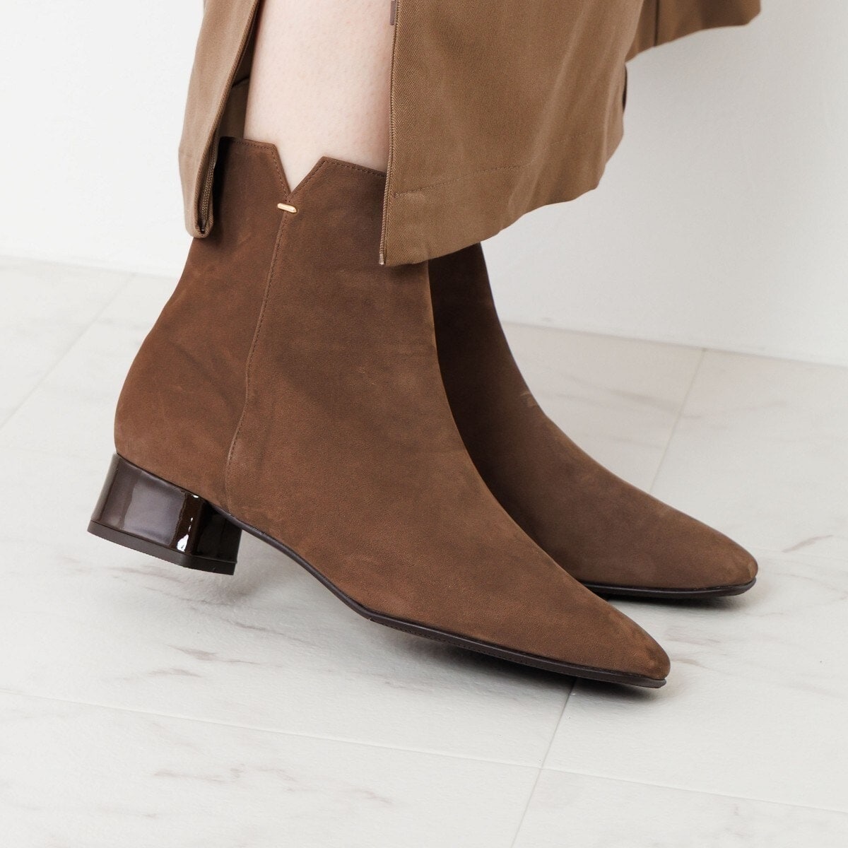 卑弥呼　HIMIKO バックゴアヒールブーツ 卑弥呼HIMIKO バックゴアヒールブーツ