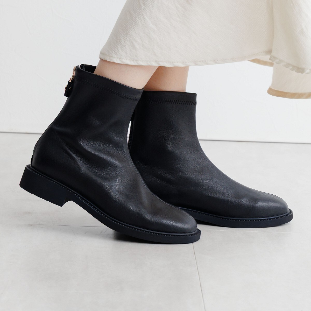 おしゃれで暖かい【撥水】【卑弥呼25AW】ファースノーブーツ/ 657401