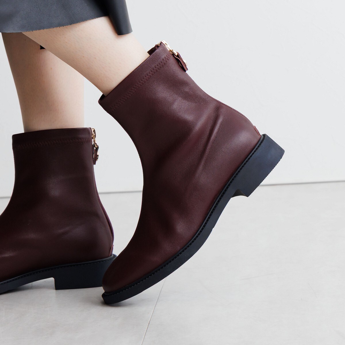 おしゃれで暖かい【撥水】【卑弥呼25AW】ファースノーブーツ/ 657401