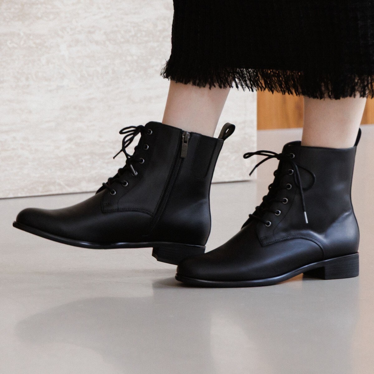 HIMIKO 卑弥呼 ブーツ ヒミコ 卑弥呼 ストレッチショートブーツ/601404 （クロ） -靴