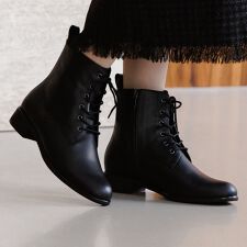 HIMIKO(HIMIKO)の通勤や卒業式にも【撥水】【卑弥呼25AW】レースアップブーツ/651407