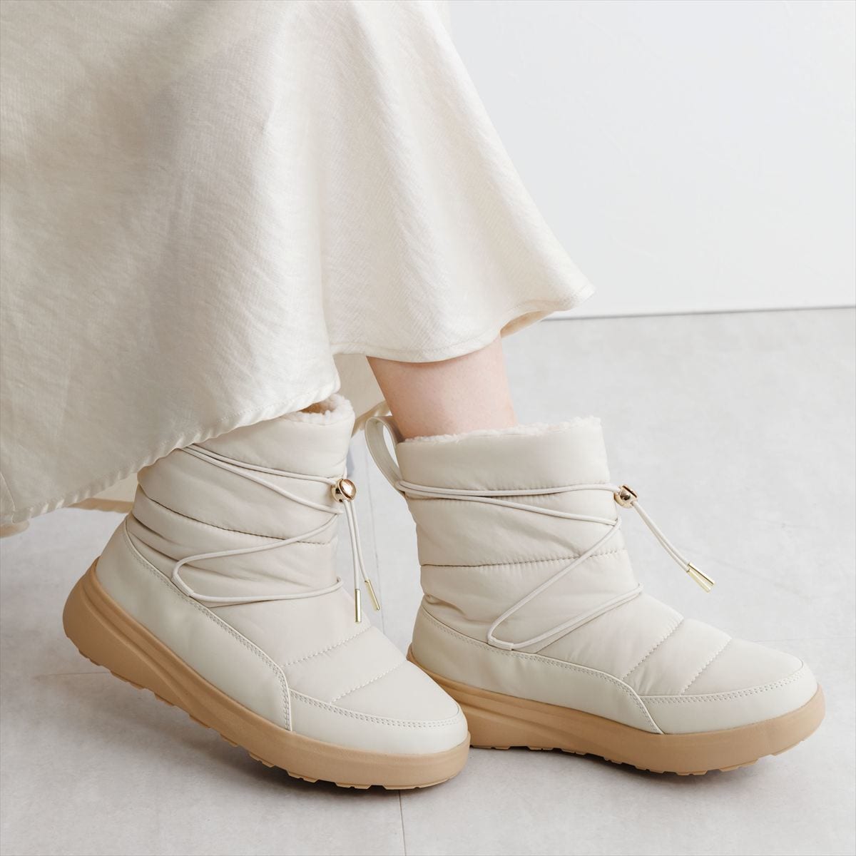 HIMIKO（HIMIKO）/お洒落＆あったか防寒【撥水】【卑弥呼25AW】コードデザインスノーブーツ/657402 お洒落＆あったか防寒【撥水】【卑弥呼25AW】コードデザインスノー