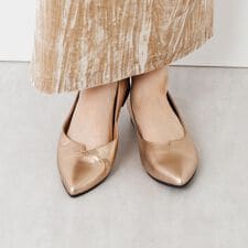 【SALE】アシンメトリーVカットフラットパンプス/741316