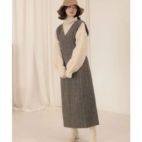 Web限定 チェックジャンパースカート ワンピース Bab バブ バブ Bab ファッション通販 マルイウェブチャネル