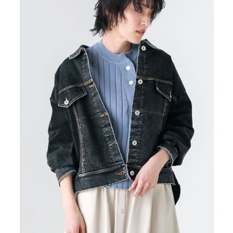 ニットコンビデニムジャケット ブージュルード Bou Jeloud ファッション通販 マルイウェブチャネル Ca001 137 01