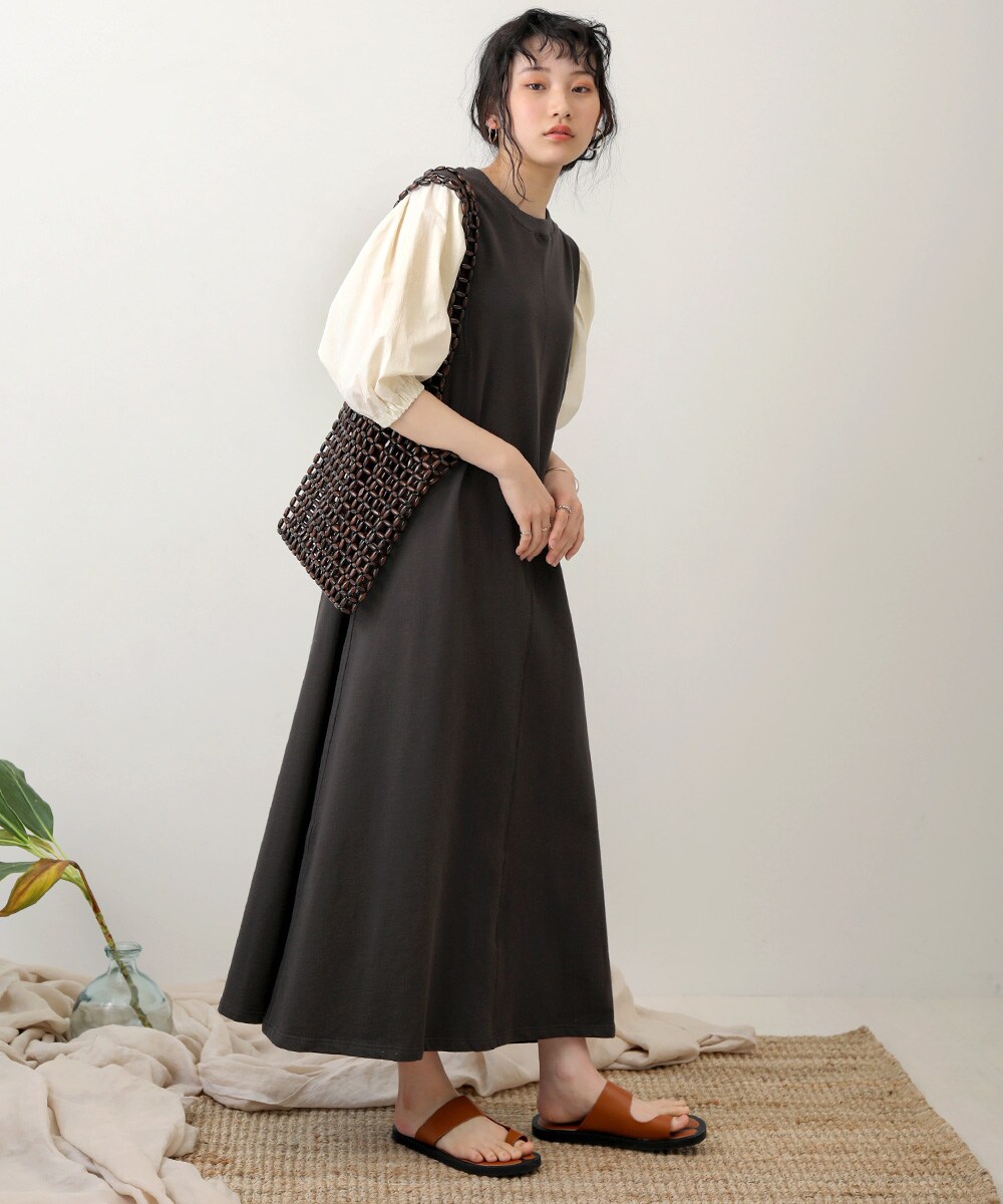 袖異素材スウェットワンピ ス Bab バブ Bab ファッション通販 マルイウェブチャネル Cb001 787 21 01