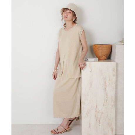 Web限定 レイヤードニットワンピース ペチワンピース付き Bab バブ Bab ファッション通販 マルイウェブチャネル