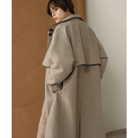 WEB限定】スタンドカラーパイピングロングコート | バブ(Bab) | マルイ  