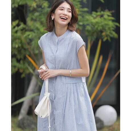 Web限定 サッカーストライプワンピース ブージュルード Bou Jeloud 7221 ファッション通販 マルイウェブチャネル