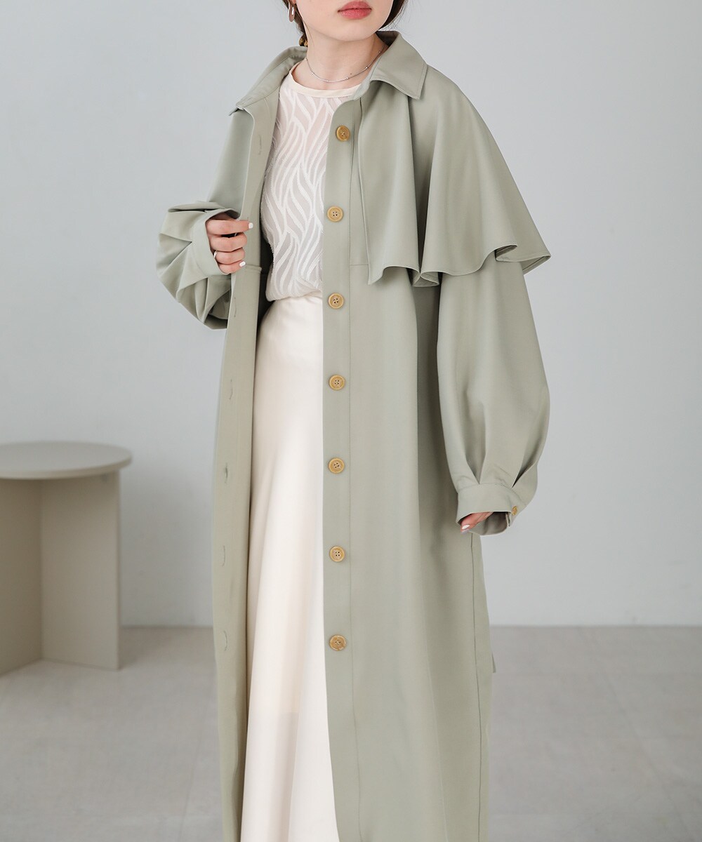 Amavel Antique Dolly Cape ロングコート