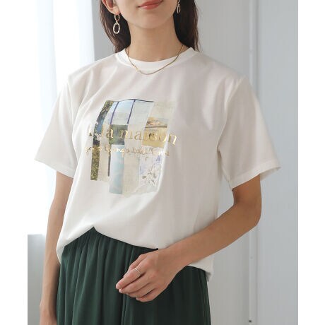 Maison Margiela 異素材変形Tシャツ （maison margiela＊変形ダーティ  