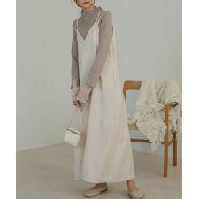 前後2WAYキャミジャンパーワンピース