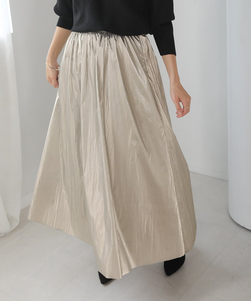 変形千鳥柄フロッキースカート | ブージュルード(Bou Jeloud) | マルイ