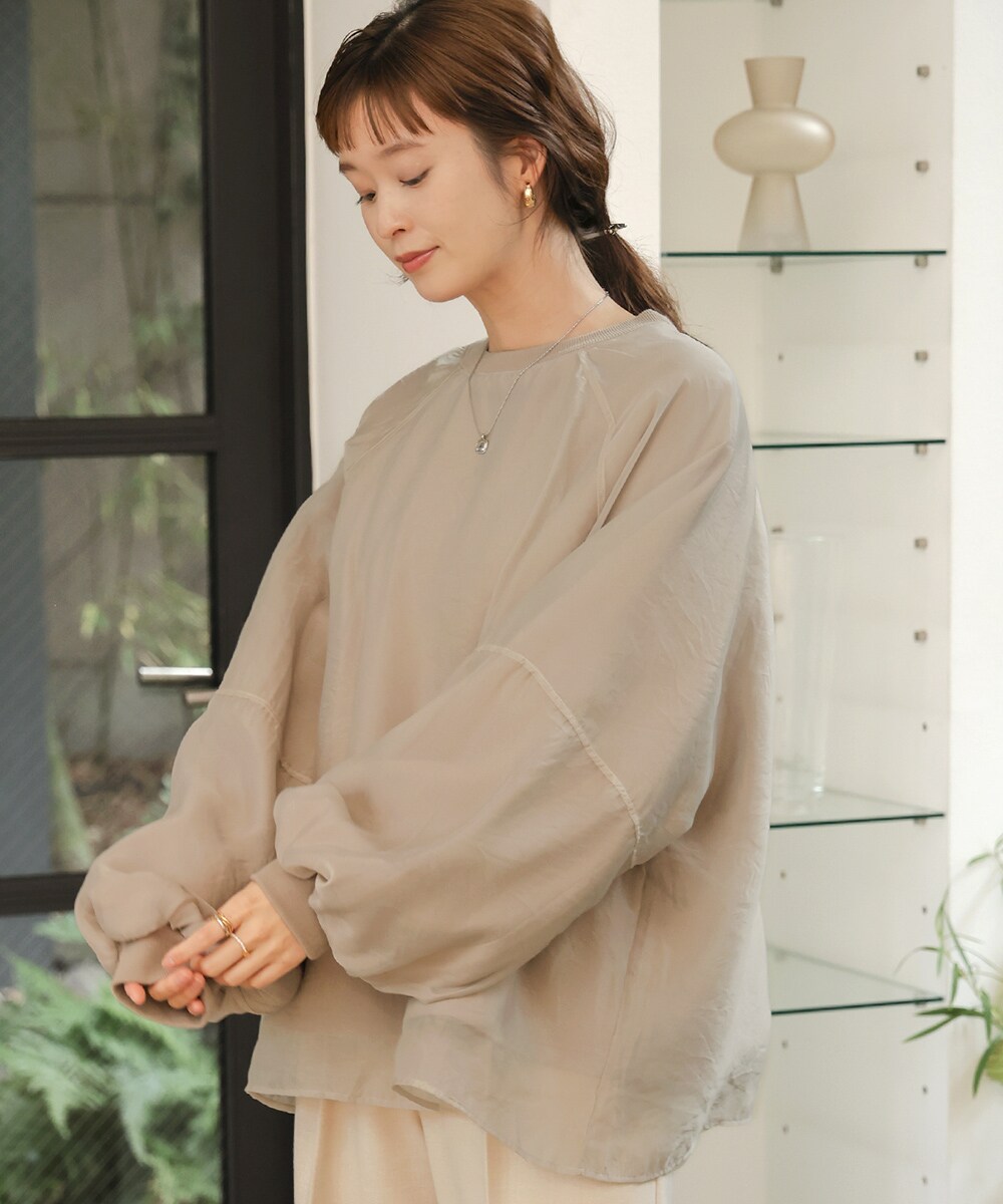 裏起毛】シアーレイヤードスウェット | バブ(Bab) | マルイウェブチャネル