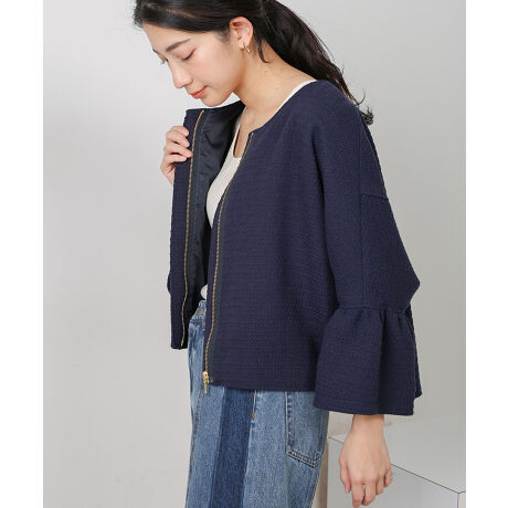 OUTER ノーカラージャケット