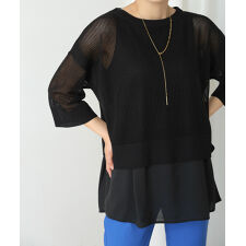 メッシュレイヤードセットチュニック