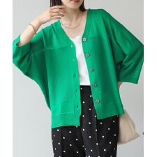 強撚ドルマンニットカーデ