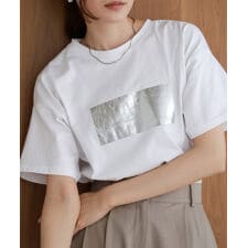 オーバーサイズ箔ロゴＴｅｅ