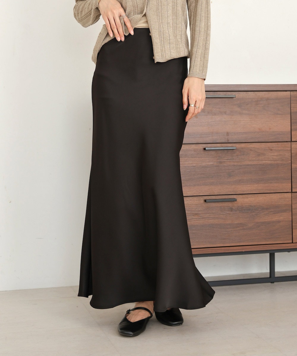 M・Lサイズあり】サテンナロースカート | バブ(Bab) | マルイ