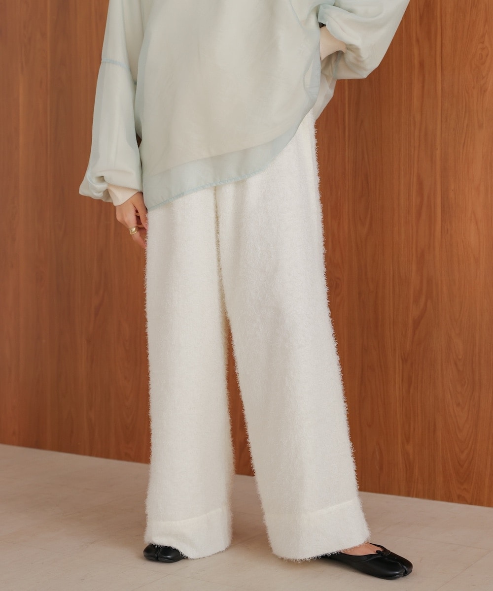 【新品☆】BouJeloud ケミカルレースパンツ ホワイト セール】ケミカルレースパンツ（その他パンツ）｜Bou Jeloud