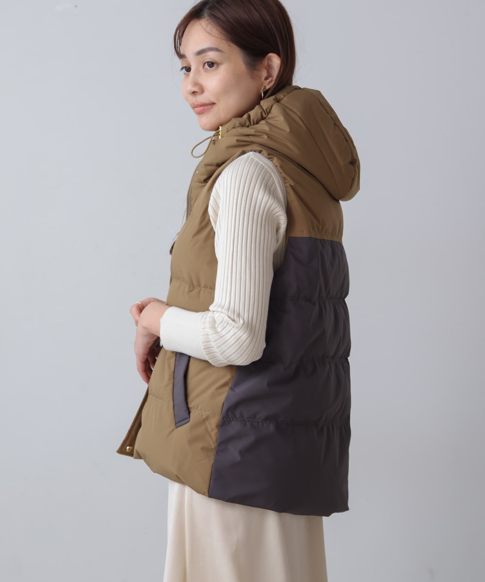 エアリーピュアダウンフードベスト | ブージュルード(Bou Jeloud